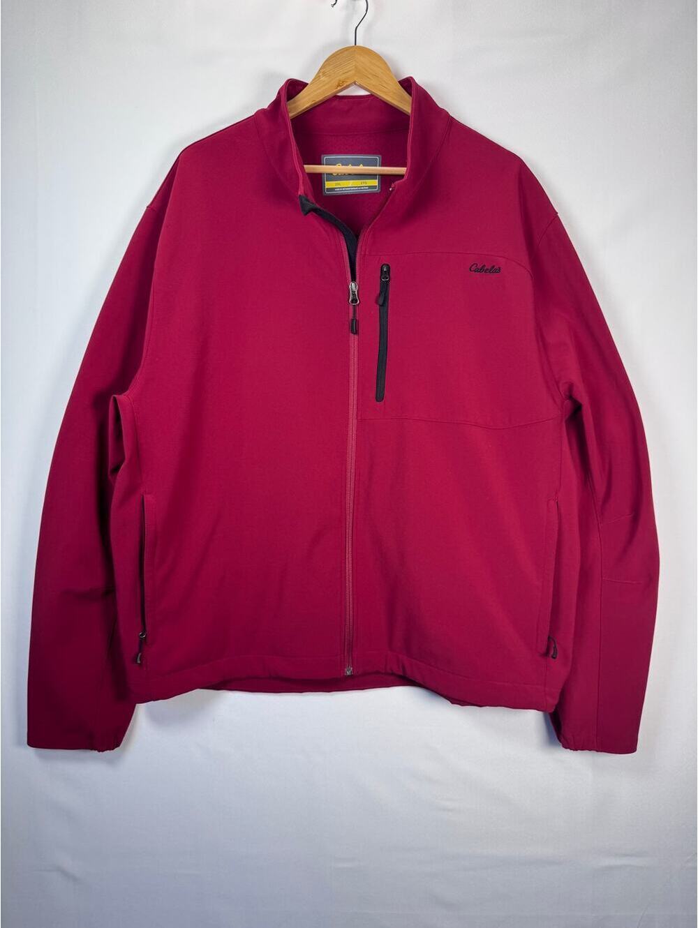 Cabela’s Women’s 2XL Softshell Jacket Fleece Lined Gorpcore Hiking Red